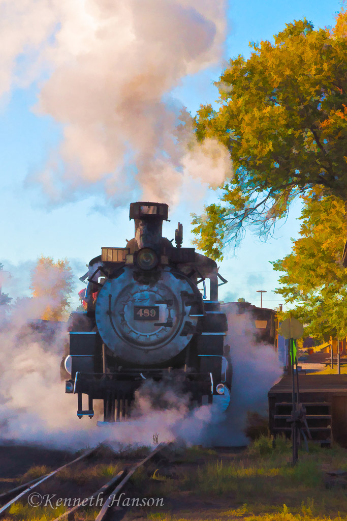 Chama, NM; Cumbres and Toltec train station