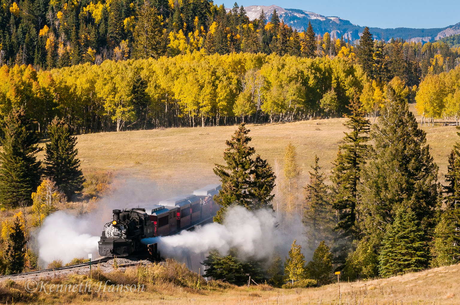 near Chama, NM; Cumbres and Toltec Railroad